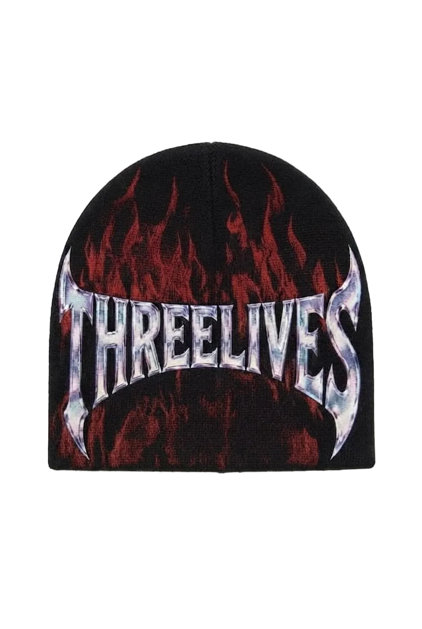 RED CHROME SKULLY